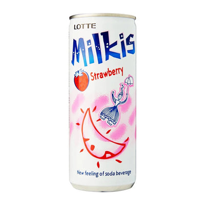 Lotte Milkis Strawberry 250ml - (6 Pack) - Korea