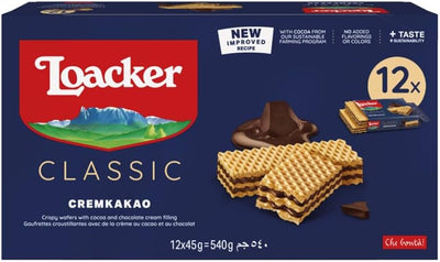 Loacker Classic Chocolate Wafers - 12Ct