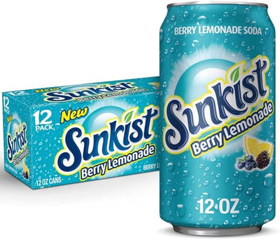 Sunkist Berry Lemonade Can - Case of 12