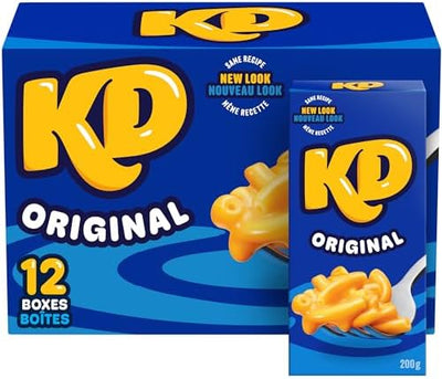 Kraft Dinner Original Macaroni & Cheese 200g - Case of 12