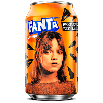 Fanta Beetlejuice Orange x Astrid 355ml - Case of 12 (Limited)