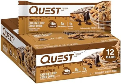 Quest Protein Bar Dipped Chocolate Chip - 12ct