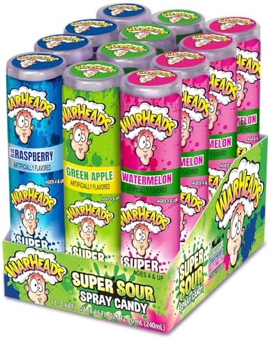 Warheads Super Sour Spray Candy 20ml (Case of 12)