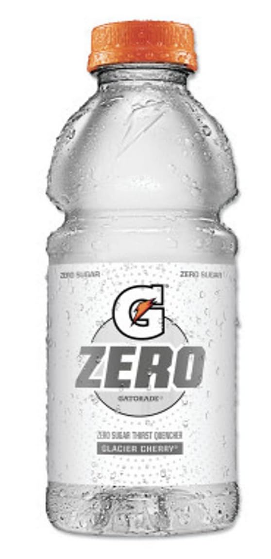 Gatorade G Glacier Cherry Zero 591ml - 24 Pack