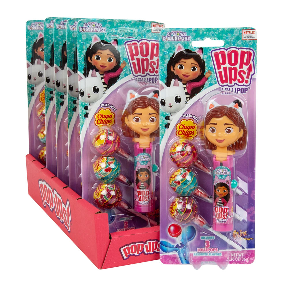 Pop Ups! Gabby's Dollhouse Lollipop - 6ct