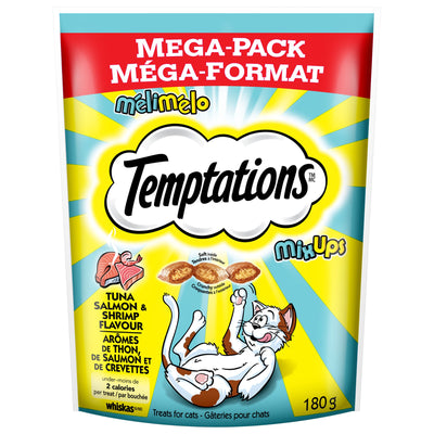 Temptations Mix-Ups Tuna, Salmon & Shrimp Dog Food 180g - Case of 10