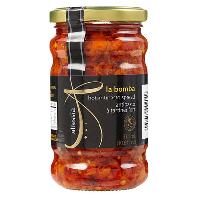 Allessia La Bomba Hot Antipasto Spread 314ml (Case of 12)