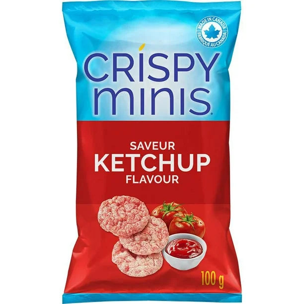 Quaker Crispy Minis Ketchup Chips - Case of 12