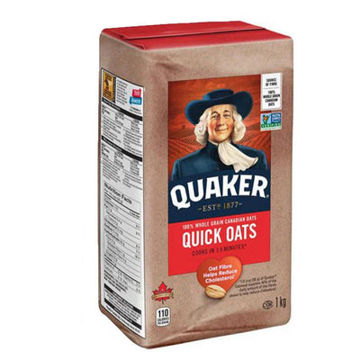 Quaker Quick Oats 1kg - Case of 12