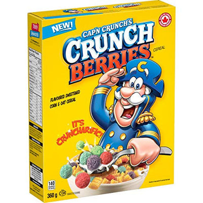 Cap'n Crunch Berries Cereal 477g - Case of 12