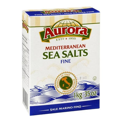 Aurora Fine Sea Salt 1kg (Case of 12)