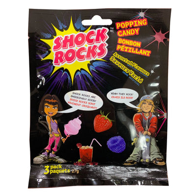 Shock Rocks Assorted Popping Candy 27g - 12ct