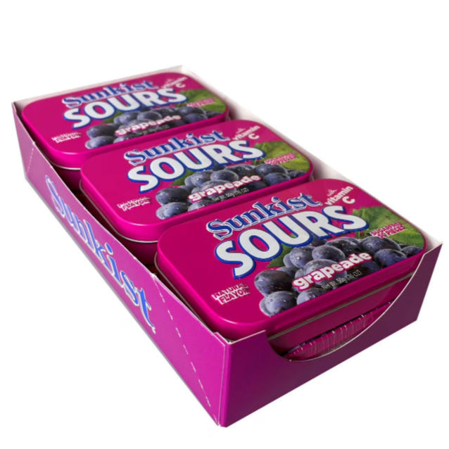 Sunkist Sours Grapeade 50g - 6ct