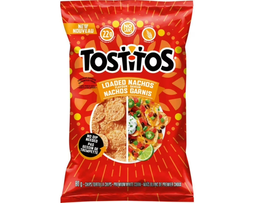 Tostitos Loaded Nachos Tortilla Chips 70g - 32 Count