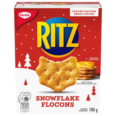 *PRE-ORDER* Ritz Snowflake Flocons Crackers 180g (12ct)