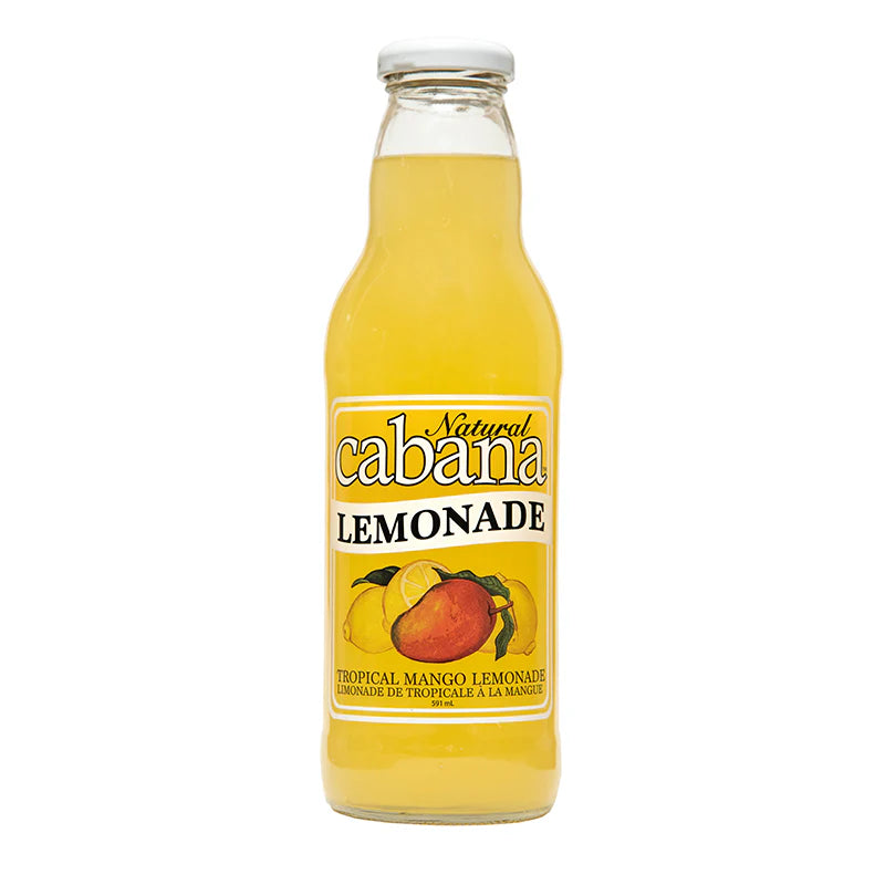 Cabana Natural Tropical Mango Lemonade 591ml - Case of 12