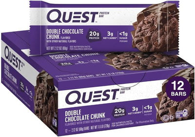 Quest Protein Bar Double Chocolate Chunk - 12ct