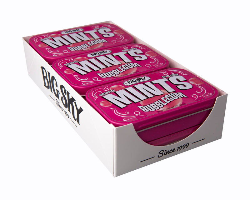 Big Sky Mints Bubblegum 50g - 6ct