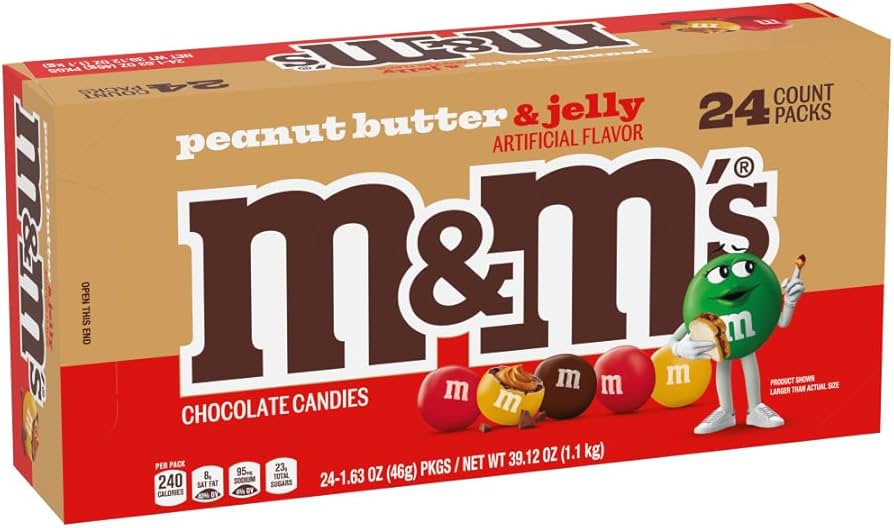 M&M's Peanut Butter & Jelly 46g - 24ct