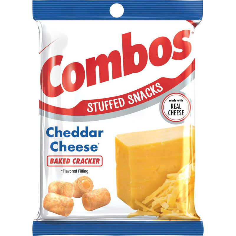 Combos Cheddar Cheese Baked Cracker (Case of 12)
