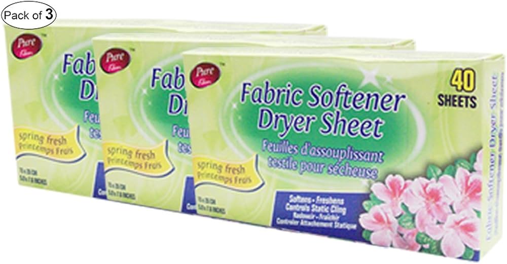 Pure Kleen Fab Softener Sheets Spring 40Sht