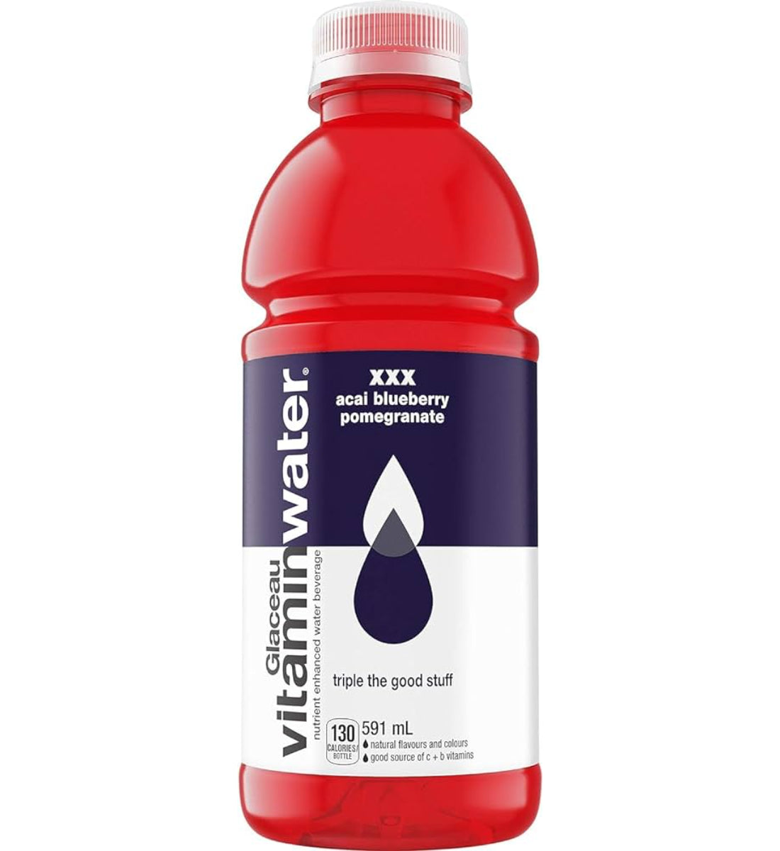 Glaceau Vitamin Water XXX Acai Blueberry Pomegranate 591ml (12 pack)