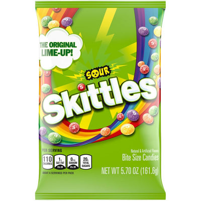 Skittles Sour Peg Bag (Case of 12)