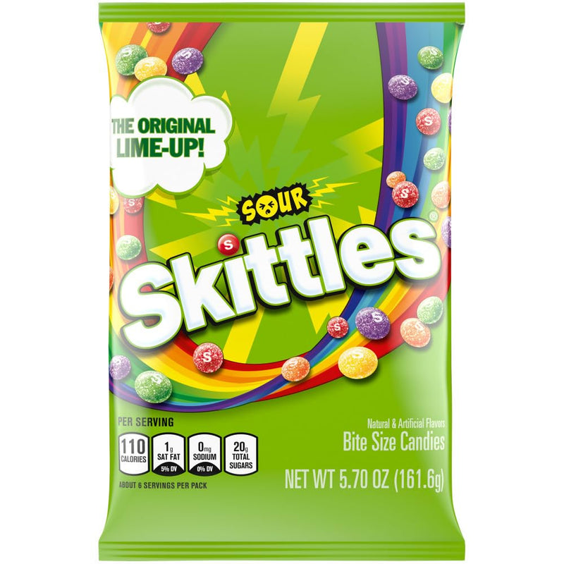 Skittles Sour Peg Bag (Case of 12)