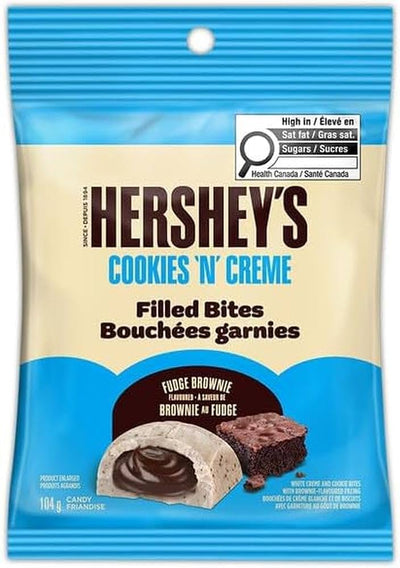 Hershey's Cookies N Creme Filled Bites 104g (Case of 12)