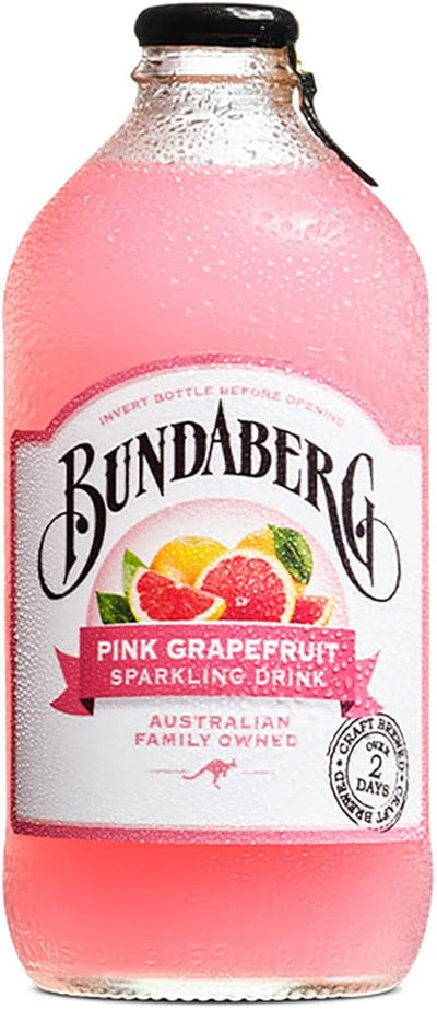 Bundaberg Pink Grapefruit Sparkling Drink 375ml - 12 Pack