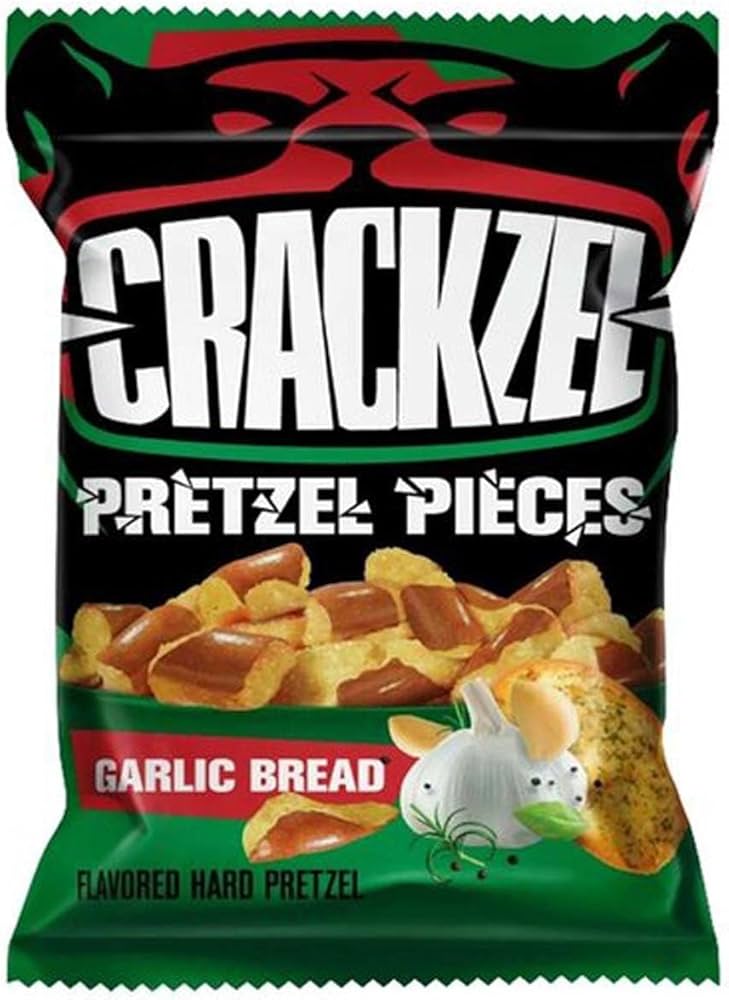 Crackzel Pretzel Garlic Bread - Case of 12