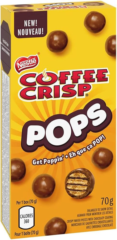 Coffee Crisp Pops 70g - 12 Pack (BB: NOV 13)