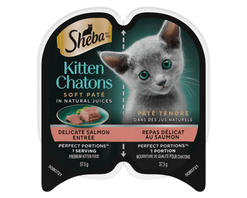 Sheba Kitten Delicate Salmon Entree Cat Food 75g - Case of 24