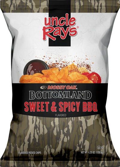 Uncle Ray's Mossy Oak Bottomland Sweet & Spicy BBQ Chips (Case of 12)