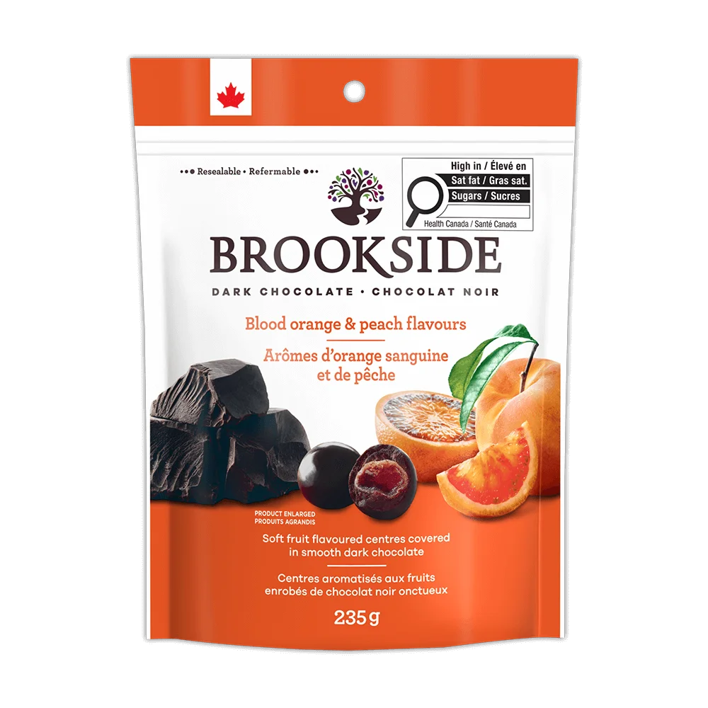 Brookside Blood Orange & Peach 235g - Case of 12