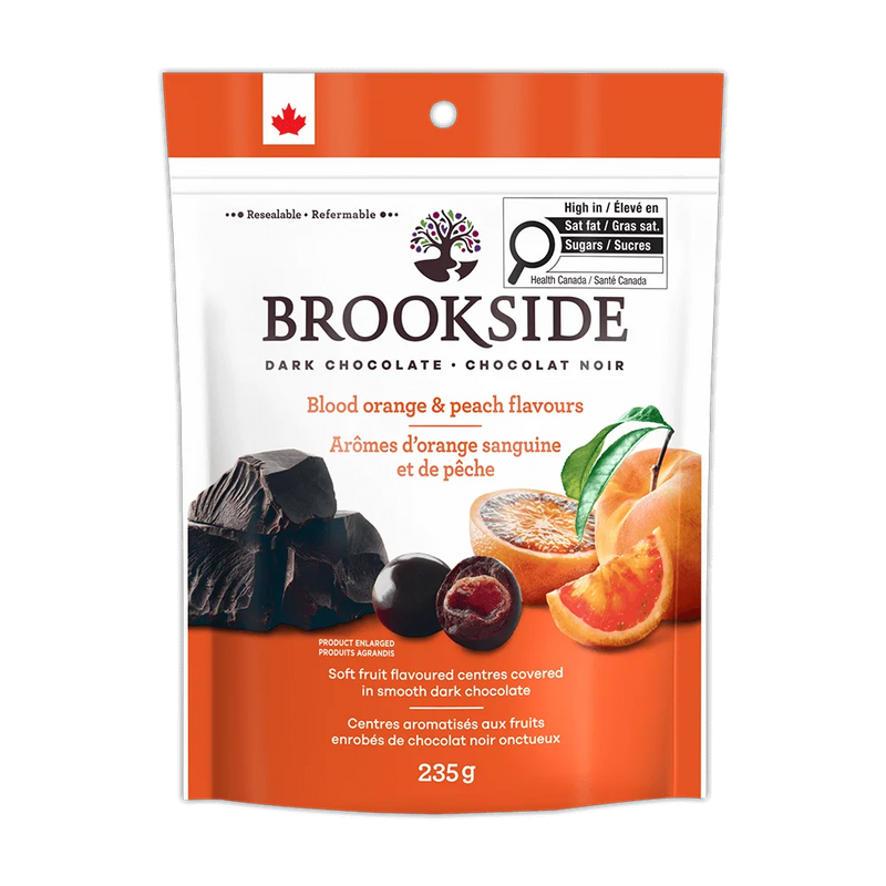 Brookside Blood Orange & Peach 235g - Case of 12