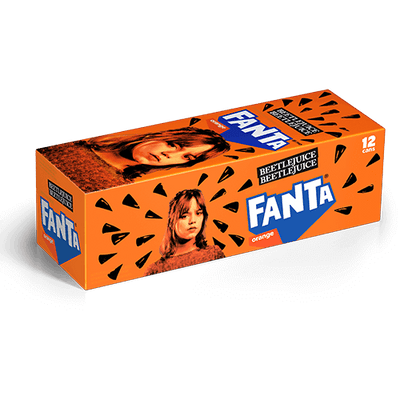 Fanta Beetlejuice Orange x Astrid 355ml - Case of 12 (Limited)