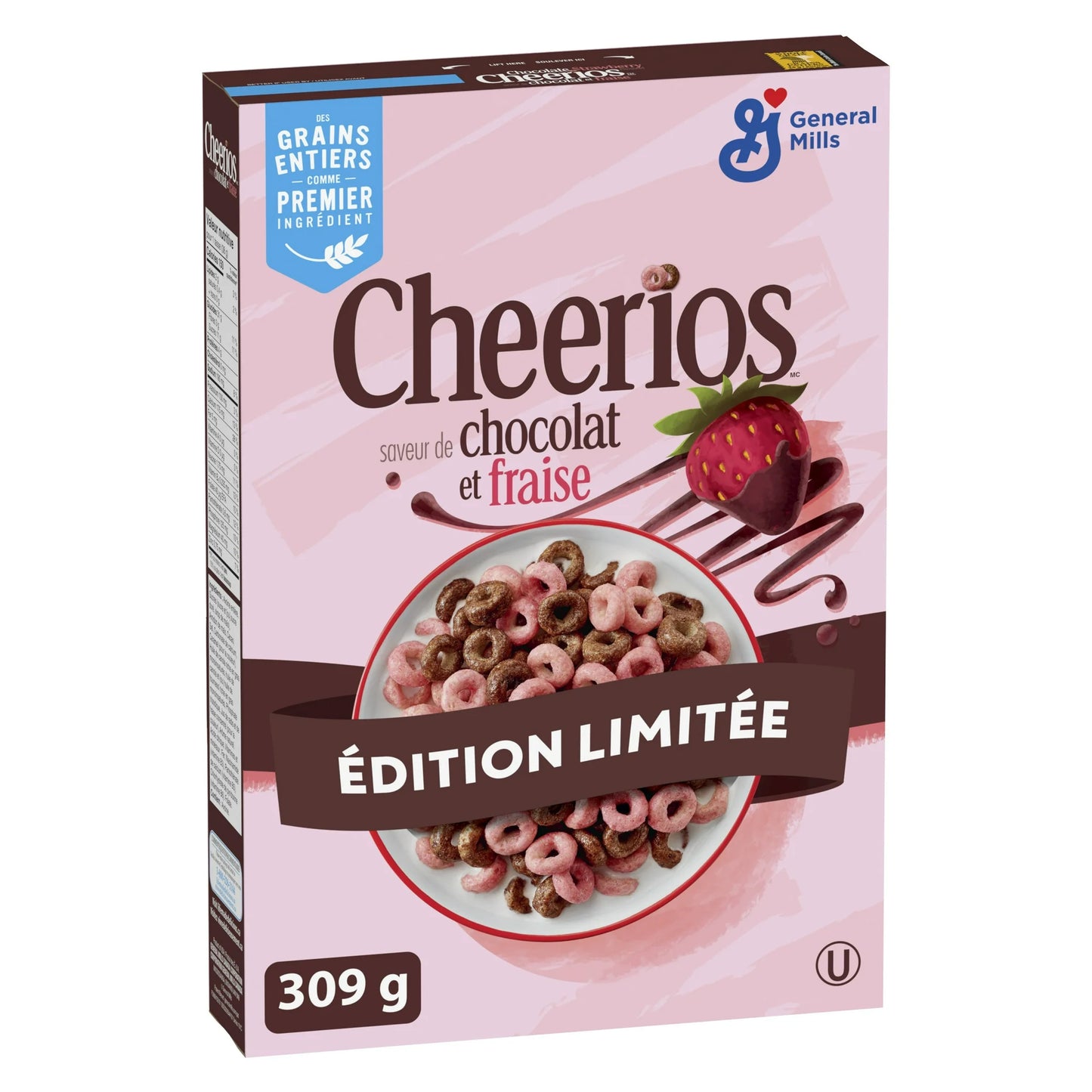 Cheerios Chocolate Strawberry Cereal 309g - Case of 12