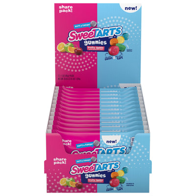 Sweetarts Gummies Fruity Splitz 85g - 12ct