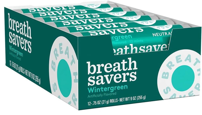 Breath Savers Wintergreen Rolls - 24ct