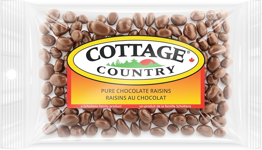 Cottage Country Pure Chocolate Raisins (Case of 30)