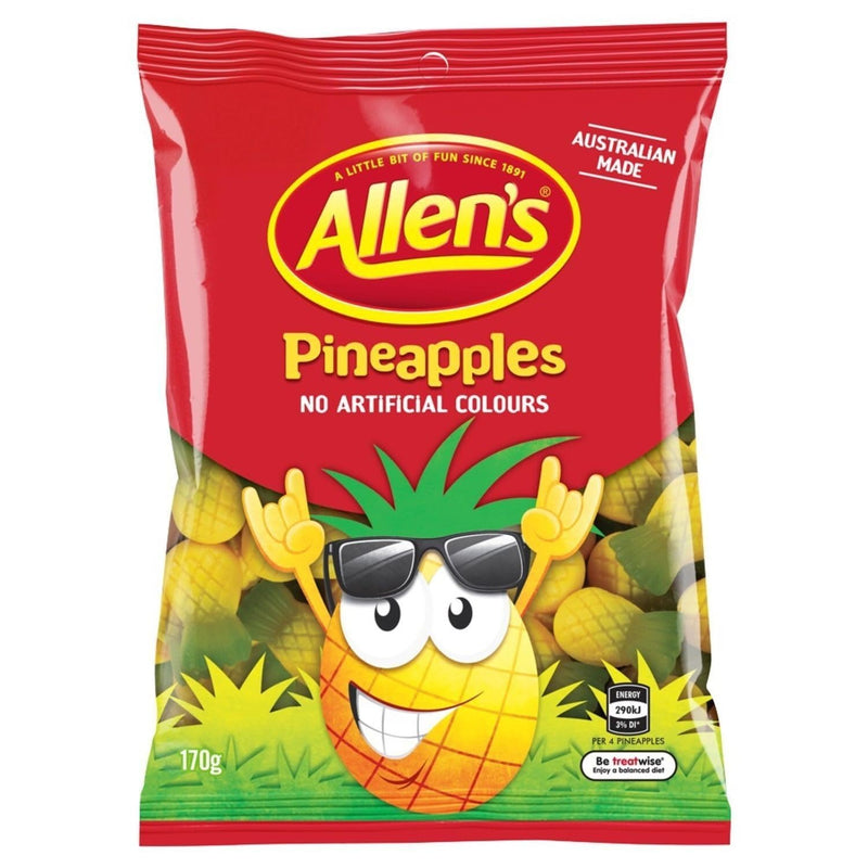 Allen's Pineapples Peg 170g - Case of 12 - Australia