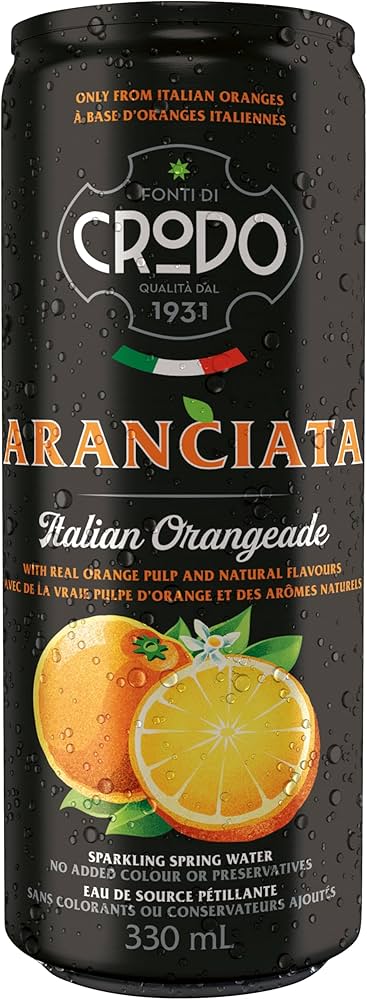 Crodo Aranciata Italian Orangeade 330ml (24 Pack)