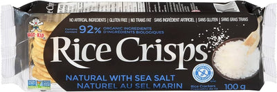 Hot Kid Rice Crisps Natural with Sea Salt 100g