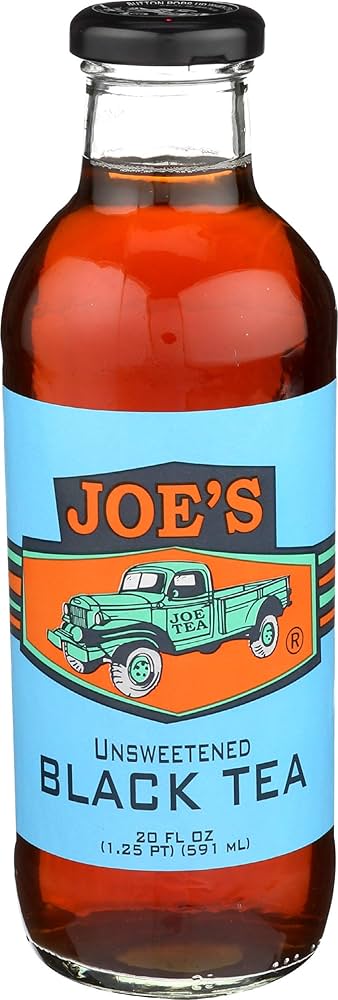 Joe's Unsweetened Black Tea 591ml (12 Pack)