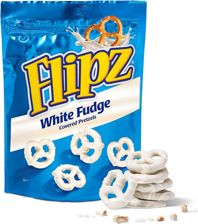 Flipz White Fudge Pretzels (Case of 12)