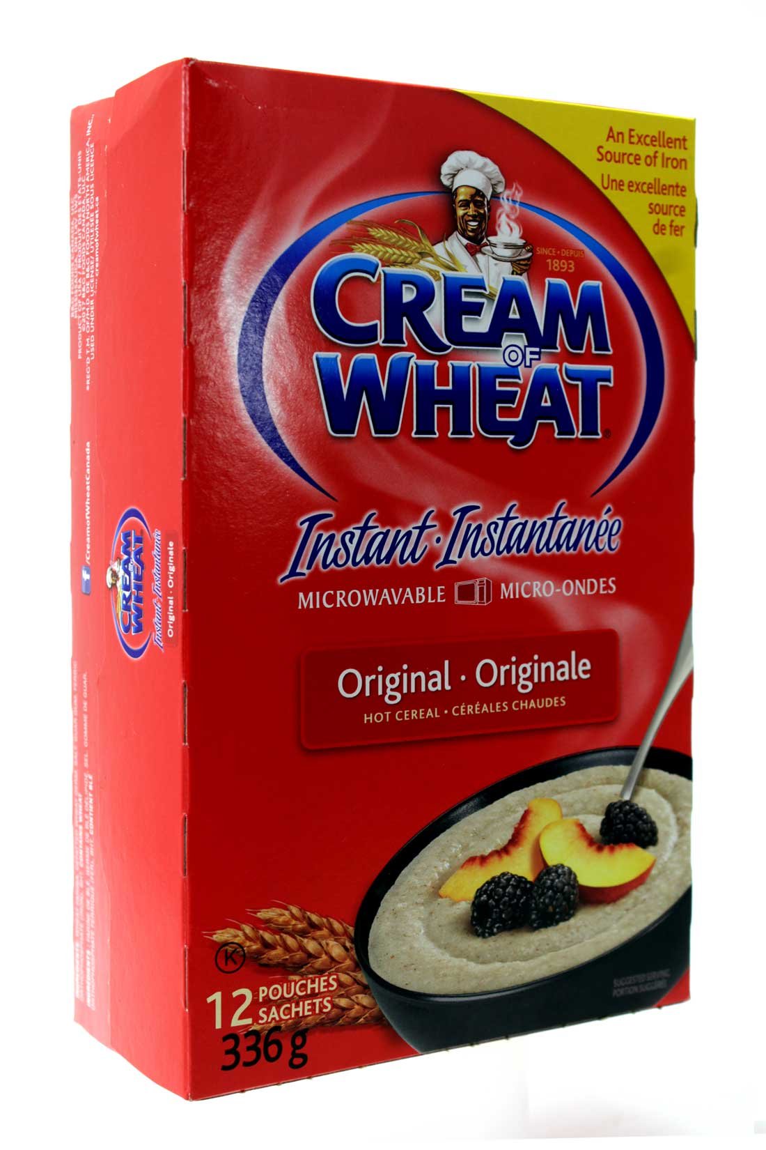 Cream of Wheat Original Instant Hot Cereal 336g - Case of 12