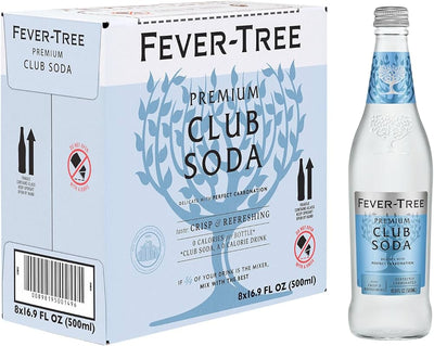 Fever-Tree Club Soda Bottles 500ml - 8 Pack