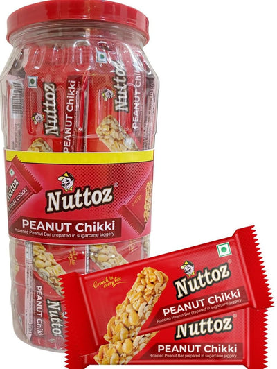 Nuttoz Peanut Chikki Bars 750g