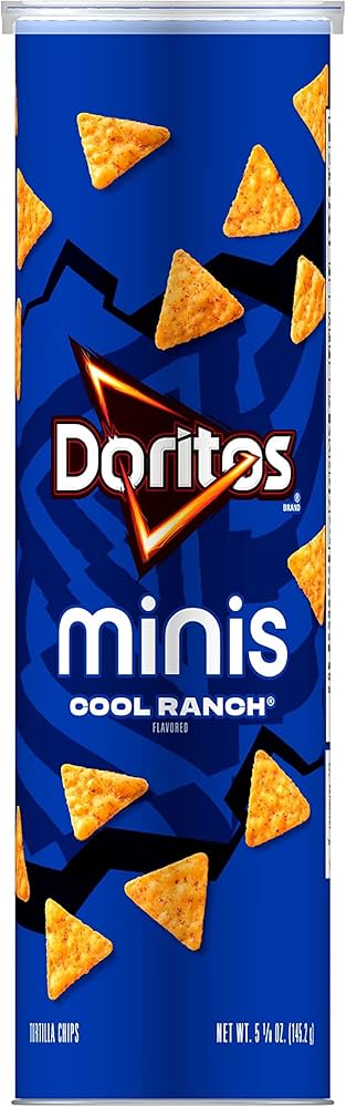 Doritos Minis Cool Ranch Chips 145g - Case of 12